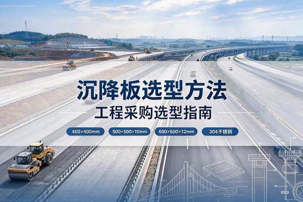 莲池沉降板选择方法