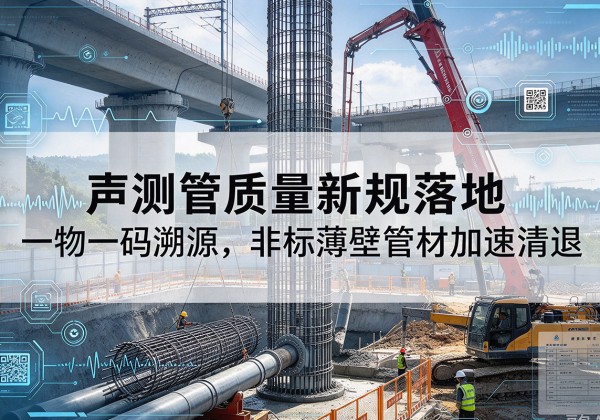 莲池声测管质量新规落地，一物一码溯源，非标薄壁管材加速清退